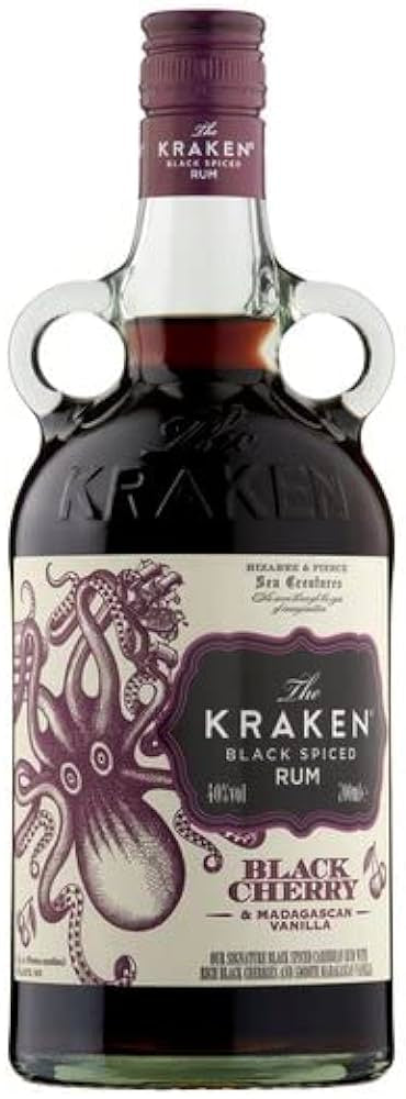 The Kraken Black Spiced Rum ( Black Cherry & Madagascan Vanilla ) 40%