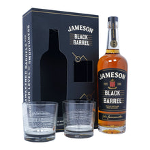 Load image into Gallery viewer, Jameson Black Barrel Triple Distilled Irish Whiskey And 2 Tumbler Glasses Gift Set 40%
