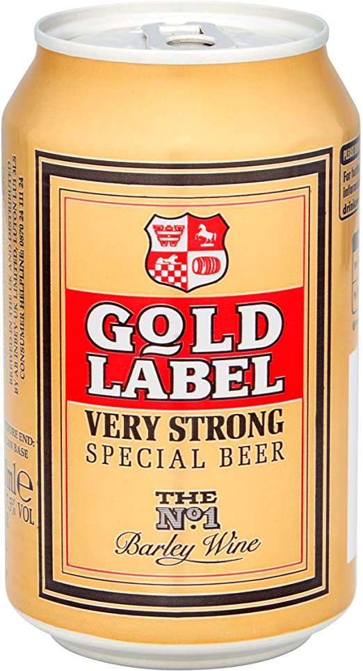 Gold Label Very Strong Special Beer 7.5% - Barley Wine