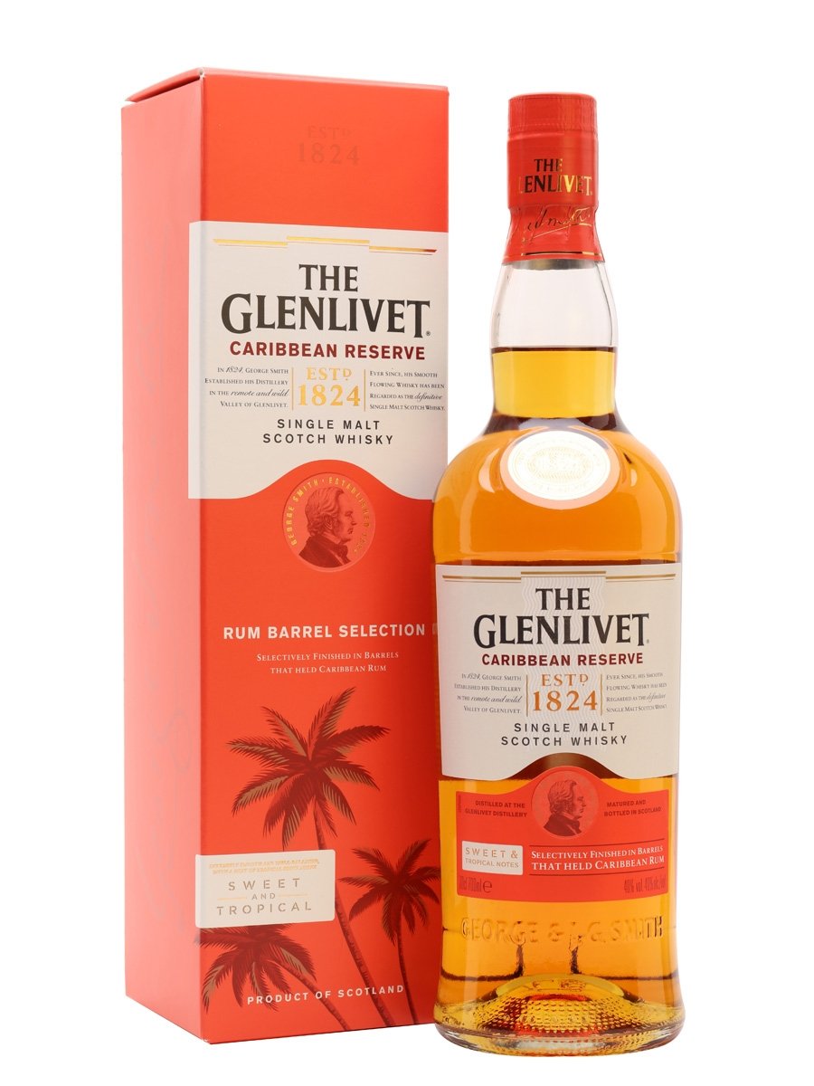 Glenlivet Caribbean Reserve Speyside Single Malt Scotch Whisky 40%