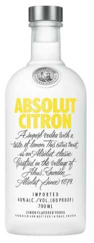 Absolut Citron Vodka 40%