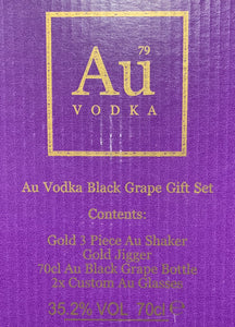 Au Black Grape Vodka Gift Set 35.2%