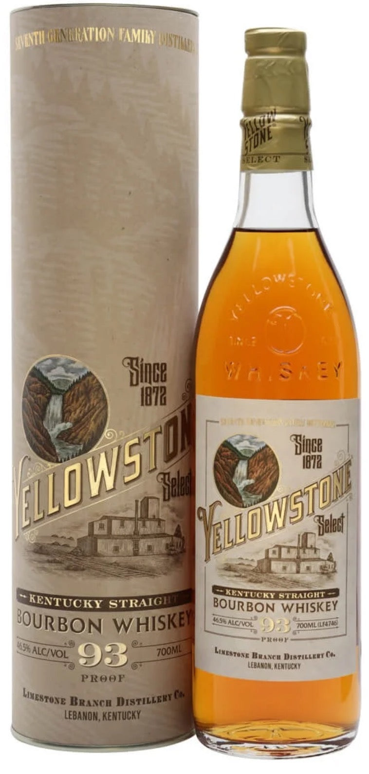 Yellowstone Select 93 Proof Kentucky Straight Bourbon Whiskey 46.5%