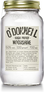O'Donnell Moonshine - High Proof 50%  ( Pouring Lid Available Separately @ £ 2.99 )