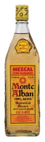 Monte Alban 100% Agave With Agave Worm 40%