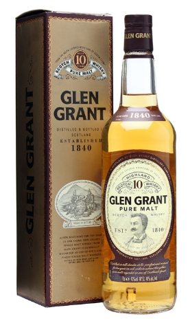 Glen Grant 10 Year Old Speyside Single Malt Scotch Whisky 40%