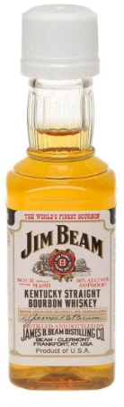 Jim Beam Bourbon Whiskey Miniature 40%