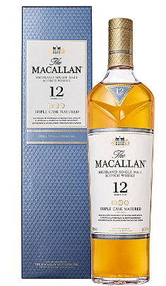 Macallan 12yo Triple Cask Matured Highland Single Malt Scotch Whisky 40%