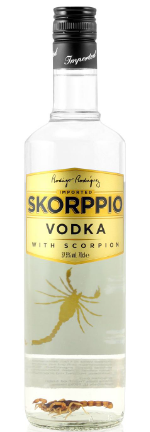 Skorppio Vodka with Real Scorpion 37.5%